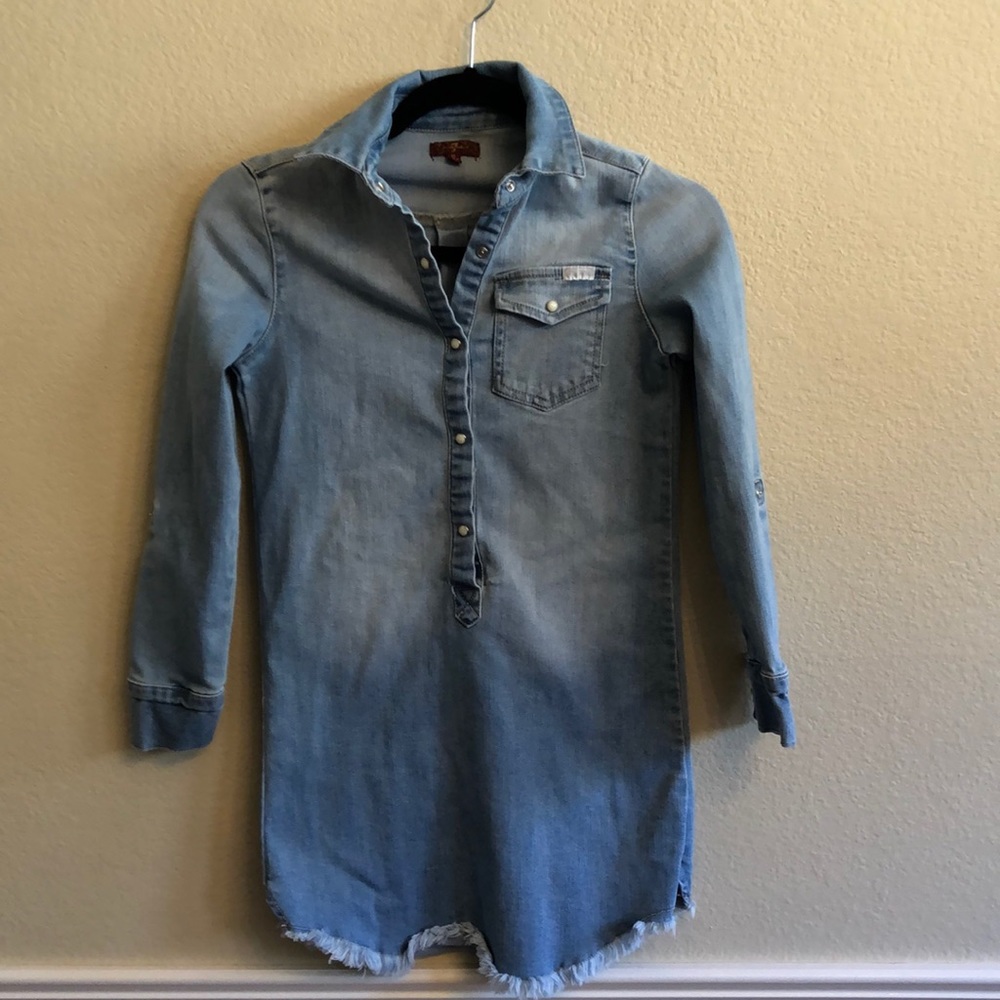 Girls denim dress